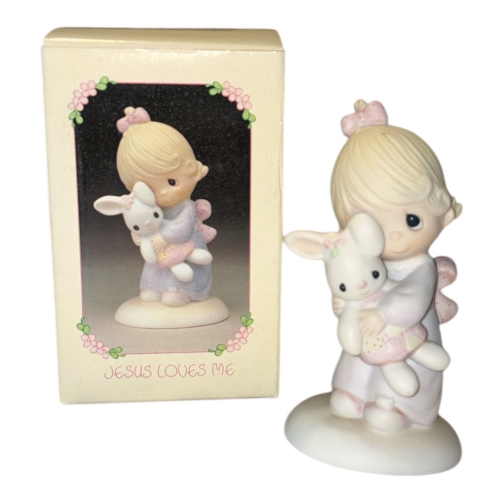 Enesco Precious Moments Figurine - Jesus Loves Me 1978
